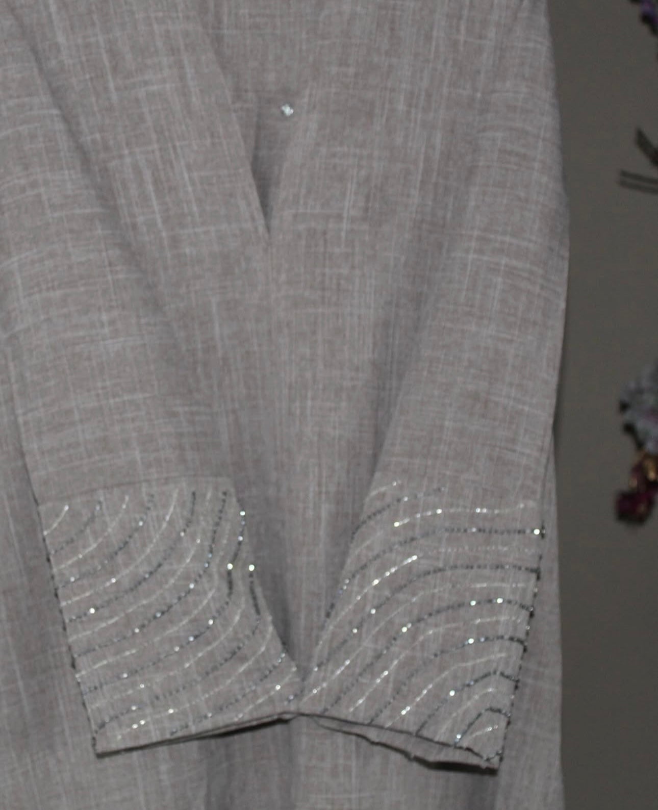 Brown Grey Abaya