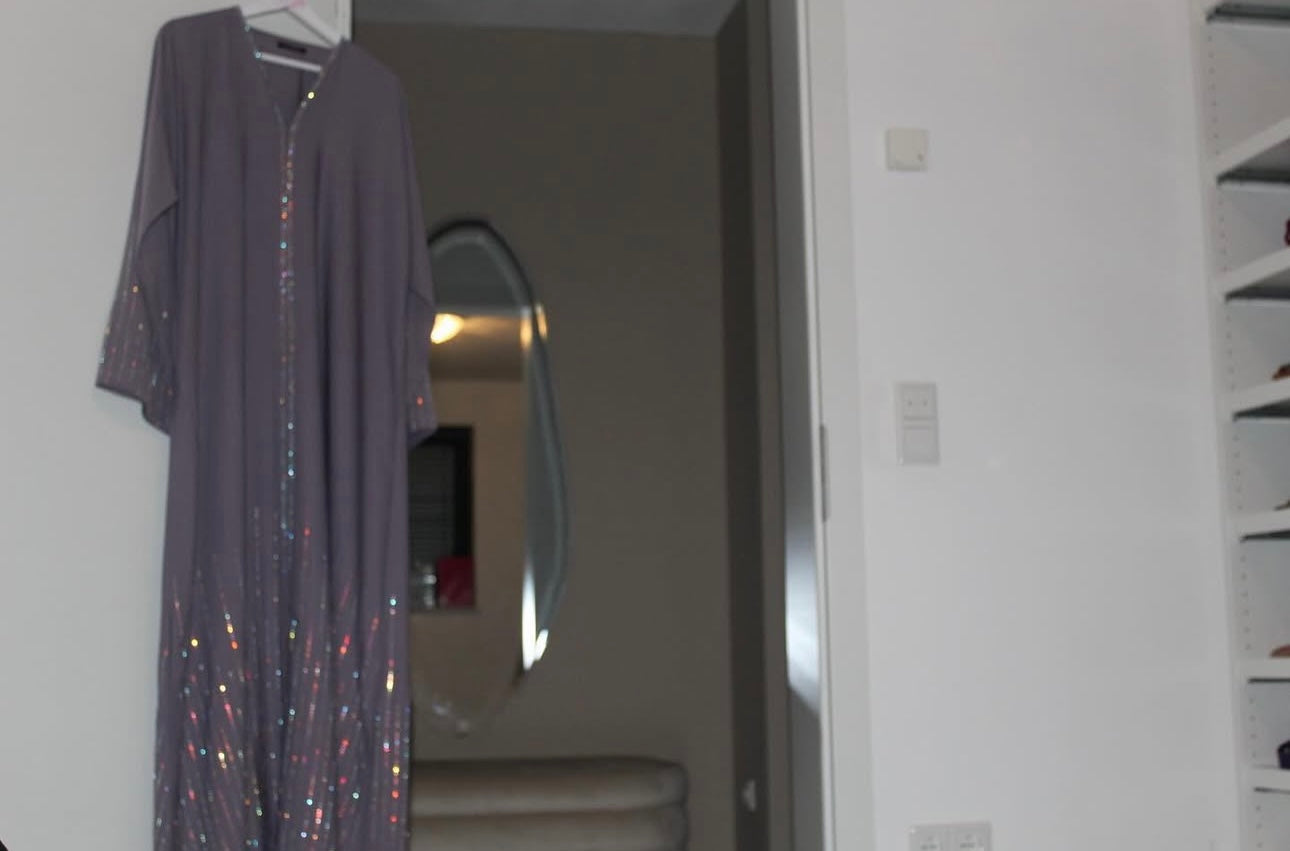 Purple Mauve Abaya