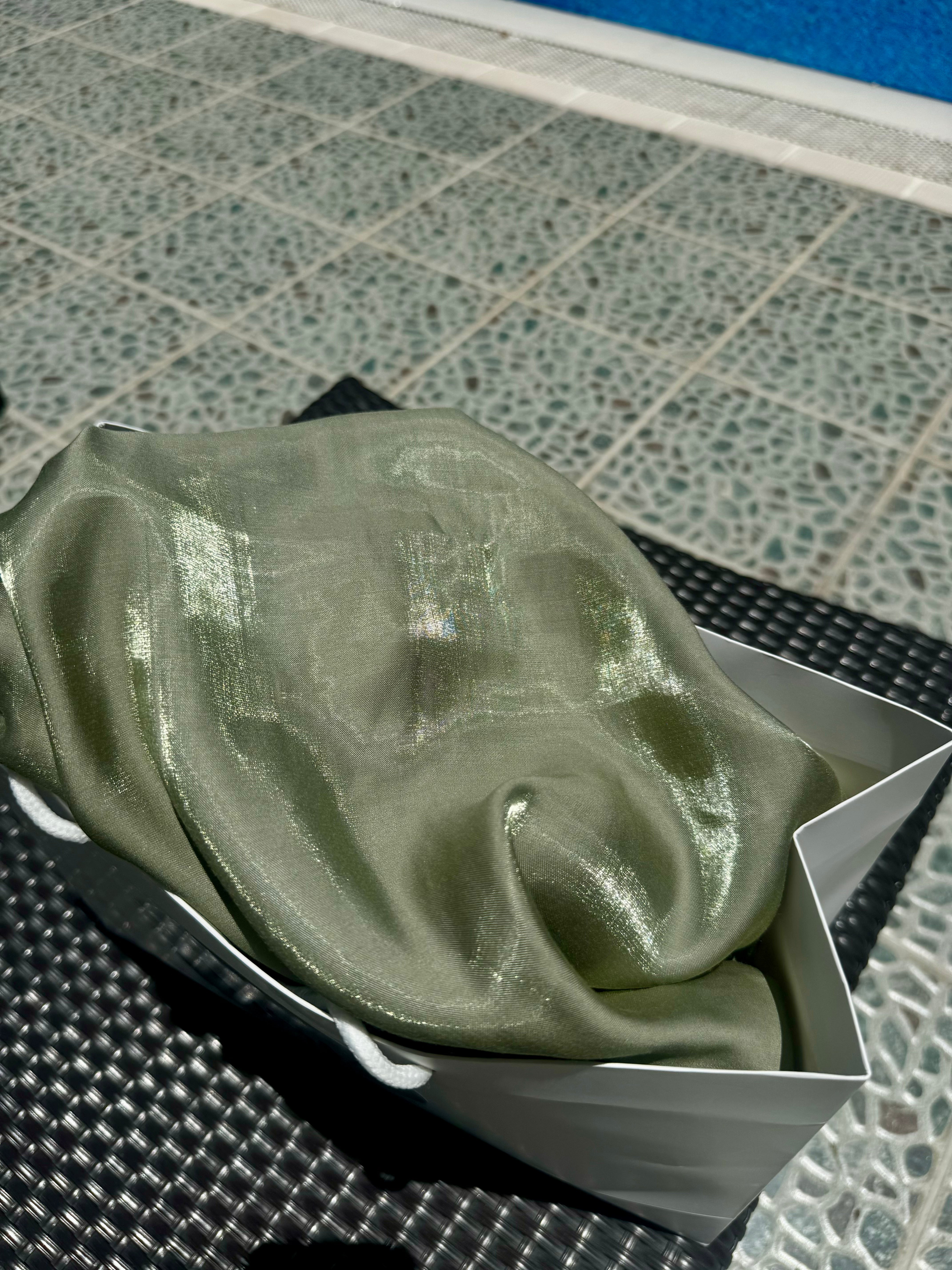 Green scarf