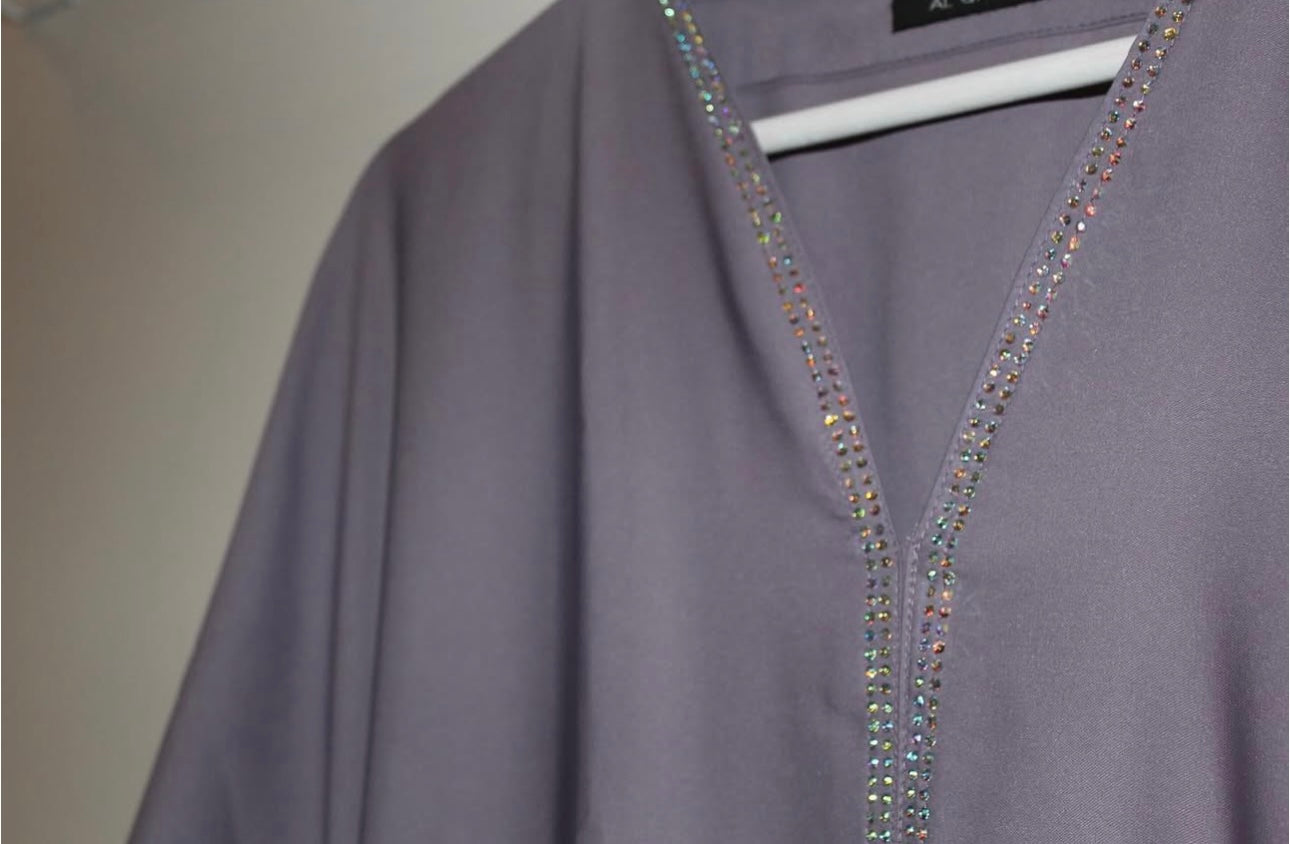 Purple Mauve Abaya